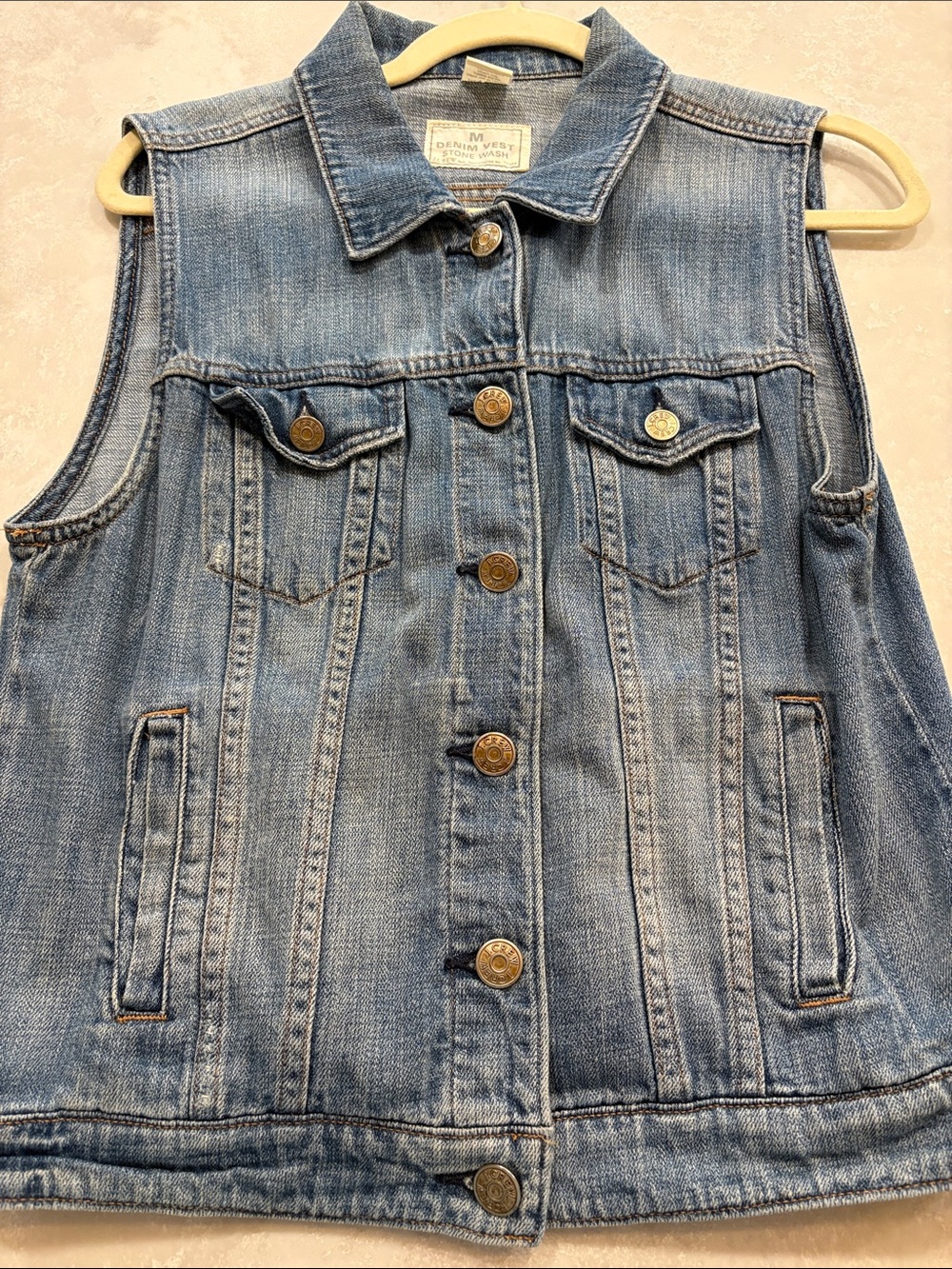 J Crew denim vest